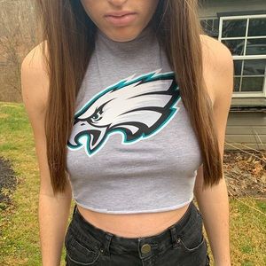 Eagles Crop Top Halter